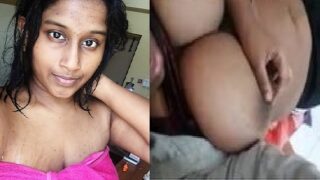 Lankan horny village Tamil sex girl topless