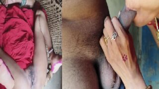 Porn village xxx Indian bhabhi blowjob and sex