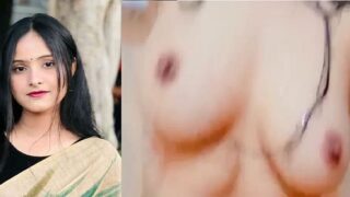Cute Bengali girl nude bath under shower video