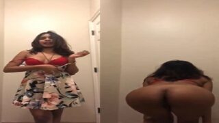 Sexy girlfriend stripping Indian nude show