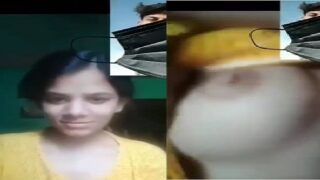Indian video call boob show GF village sexy video