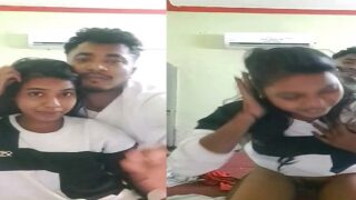 Girlfriend village pussy fucking from back by lover