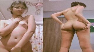 Slim Indian hot ass girl nude show unseen video