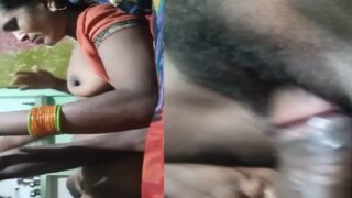 Horny marathi aunty fucked by another man for second child