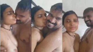 Sali boob pressed in shower during nude romance with jija