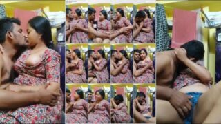 Tamil wife big boobs and pussy fingered sitting on lover lap